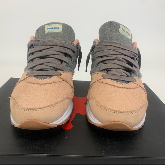 Saucony Grid 8000 ‘Salmon Charcoal’ - Picture 7 of 9